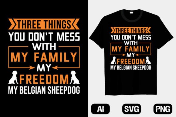 Belgian Sheepdog SVG for T-Shirt Designs and Graphics
