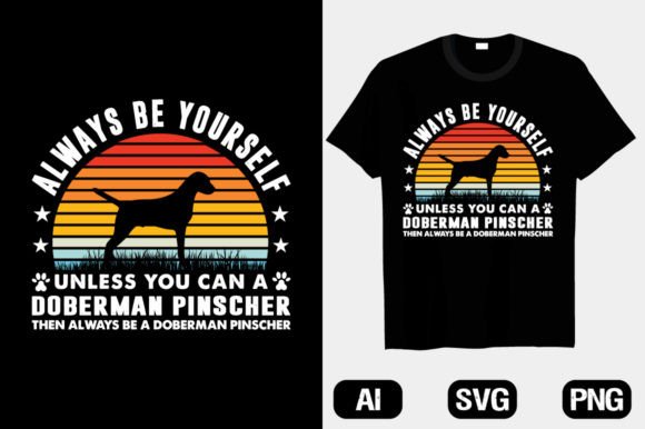 Doberman Pinscher SVG T-Shirt Design Review