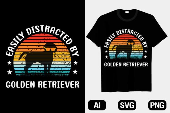 Evaluating Easily Distracted by GOLDEN T-shirts Graphics