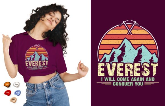 Everest Conquering Typography Tshirt Review