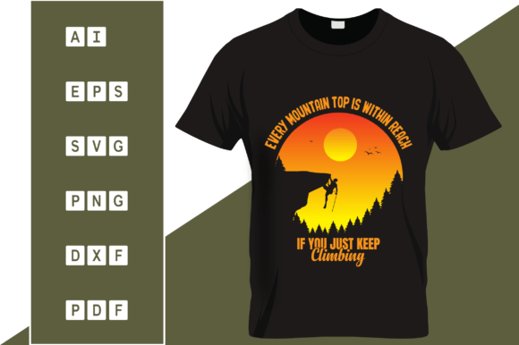 Mountain Design T-Shirt Graphics: A Versatile Asset