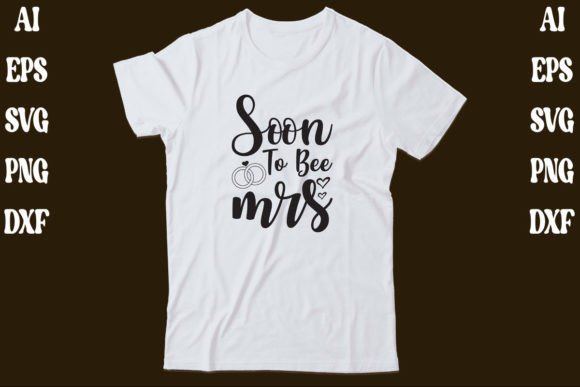 Soon to Bee Mrs: A Charming T-Shirt Design for Branding